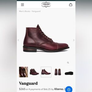 Premium Thursday Vanguard Boots